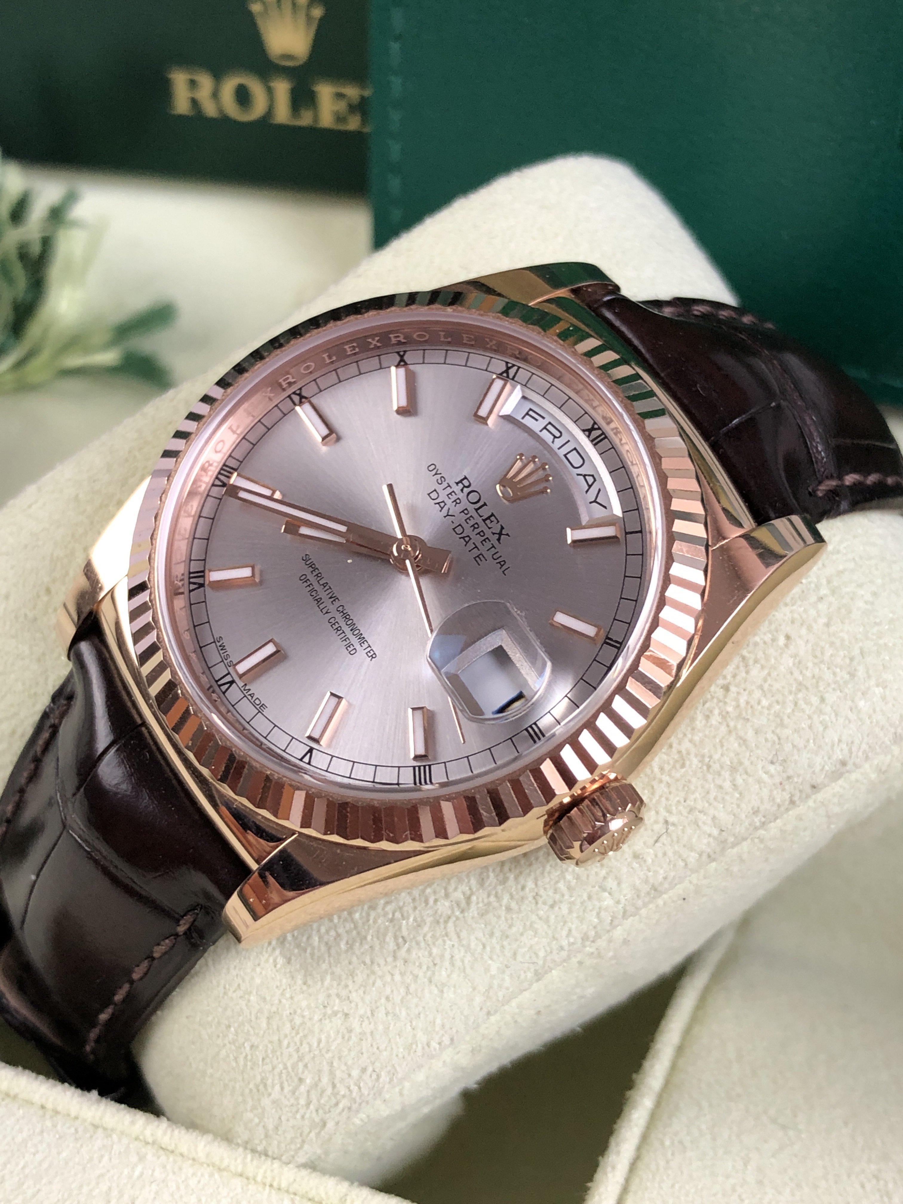 Rolex Day-Date 118135 rose gold (2017)